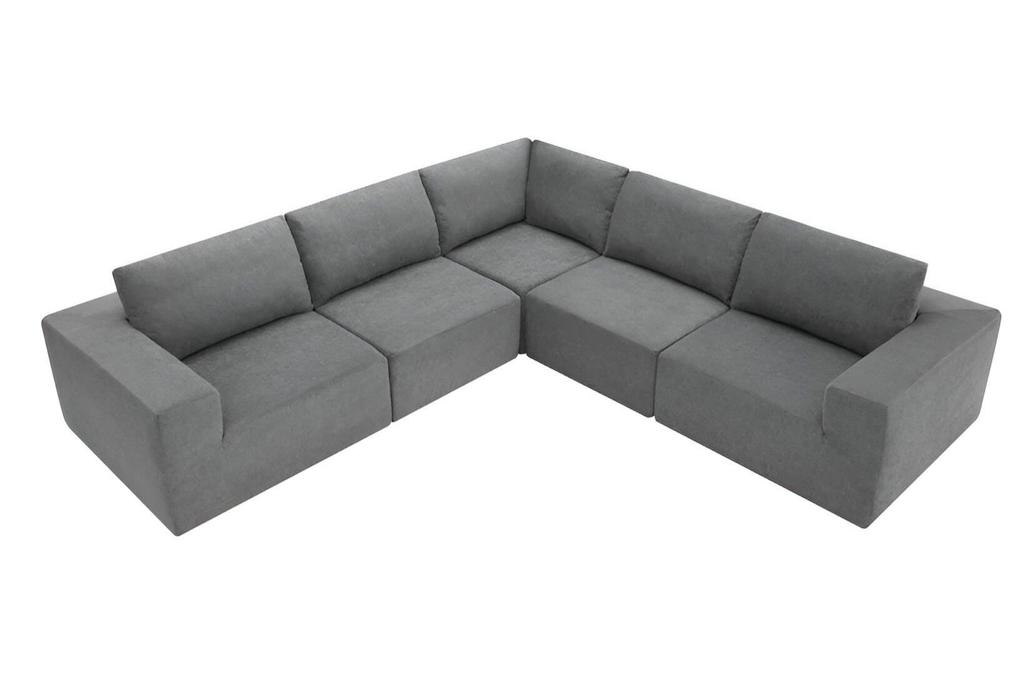 Fabric Modular Sofa - Gray