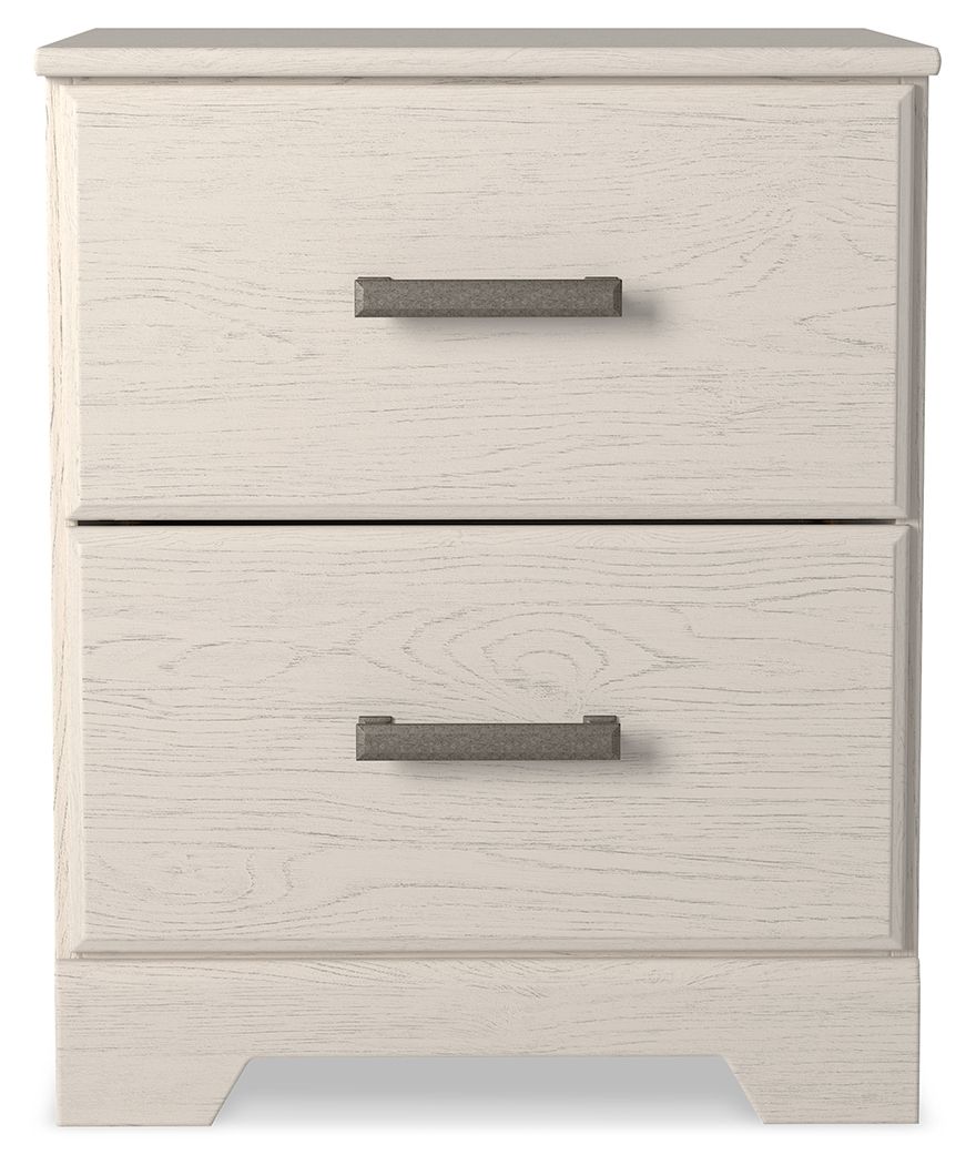 Stelsie - Two Drawer Night Stand - White