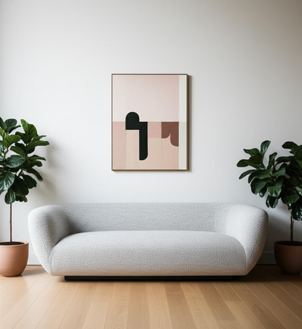 96" Upholstered Sofa - Gray