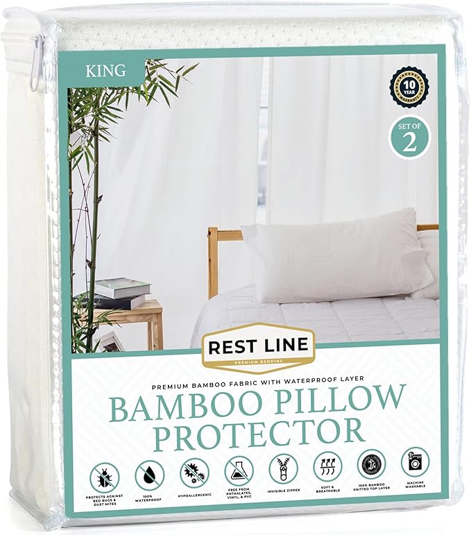 RESTLINE BAMBOO PILLOW PROTECTOR