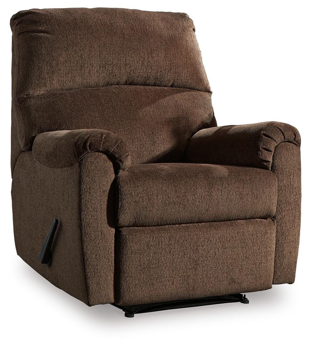 Nerviano - Zero Wall Recliner - Chocolate - Fabric