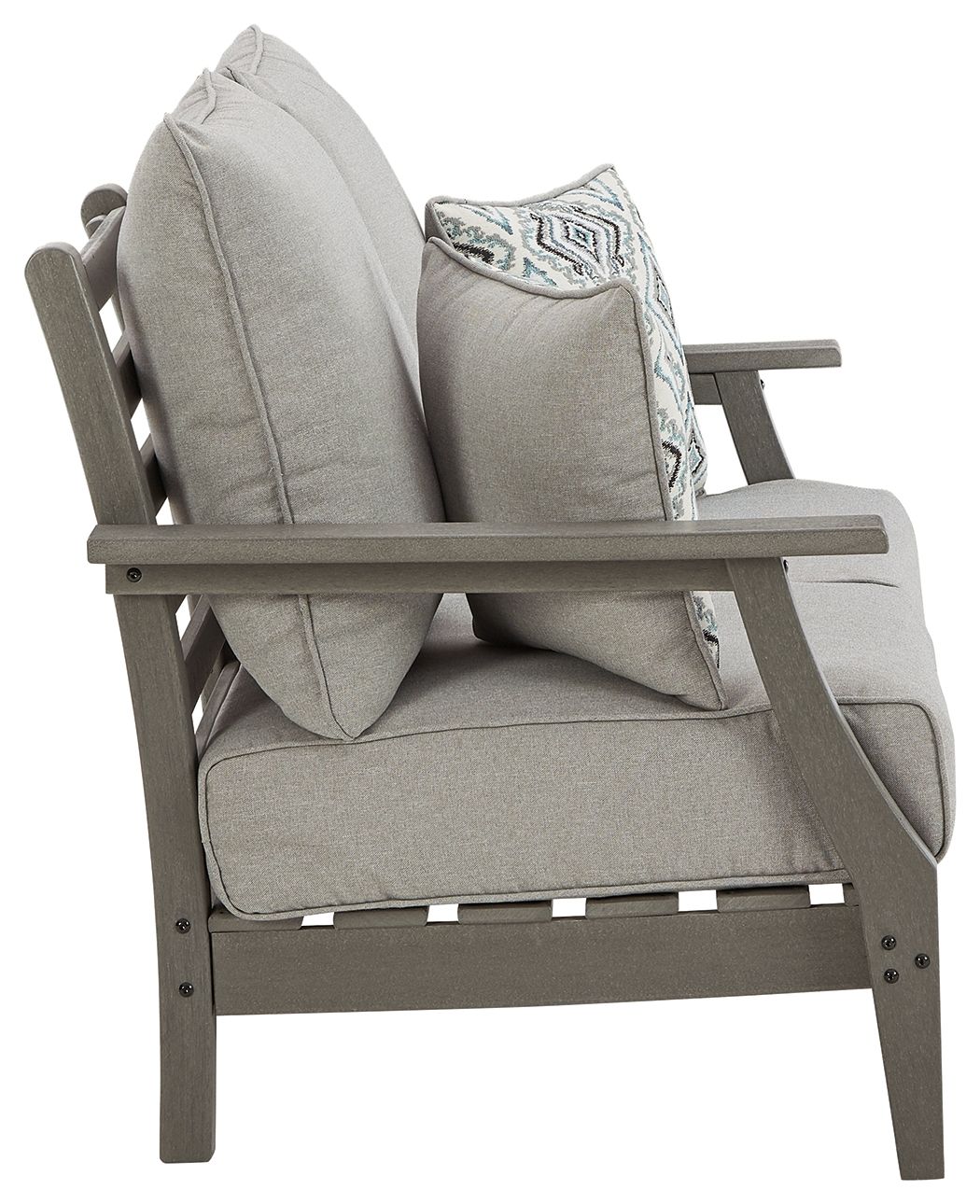 Visola - Loveseat w/Cushion - Gray