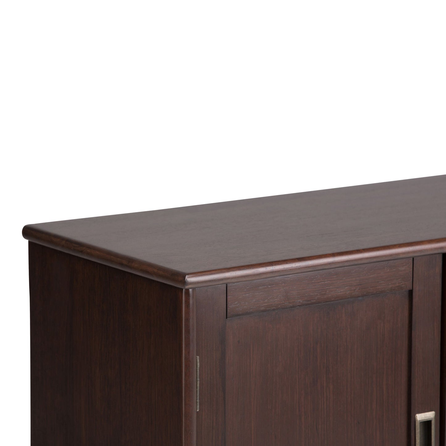 Draper - Low Storage Cabinet - Medium Auburn Brown