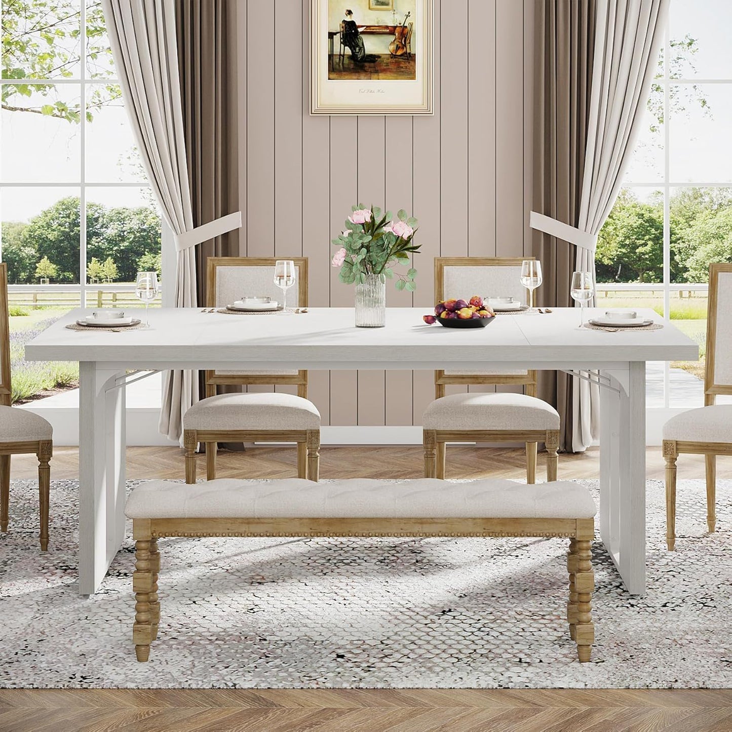 Large Rectangular Kitchen Table