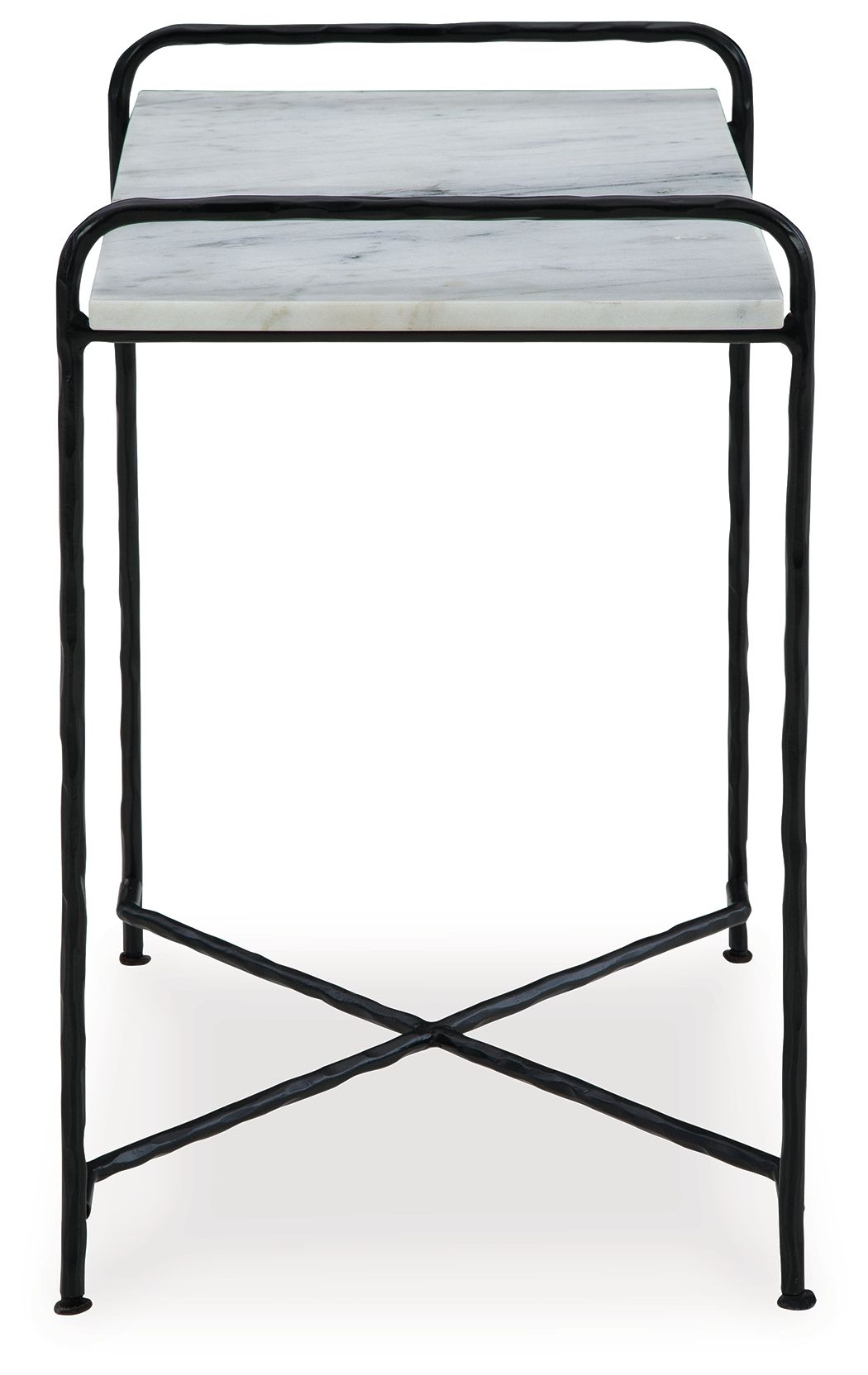Ashber - Accent Table - White / Black