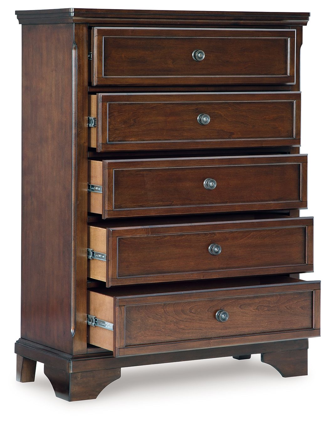 Trellington - Five Drawer Chest - Brown