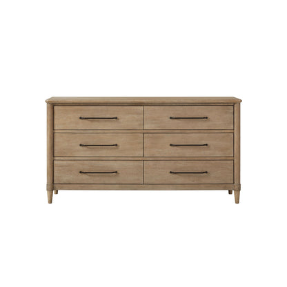 Casual 6 Drawer Dresser - Sand