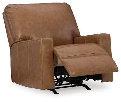 Bolsena - Rocker Recliner - Leather Match - Caramel