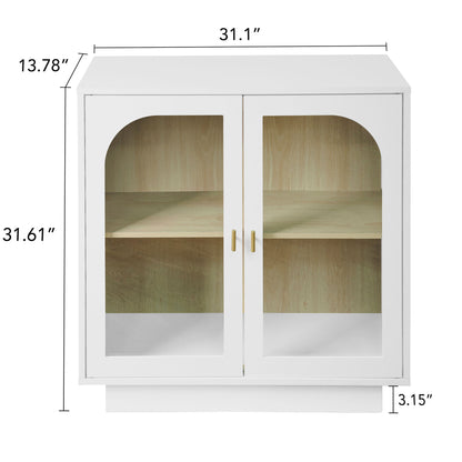 Storage Cabinet With Acrylic Door For Living Room