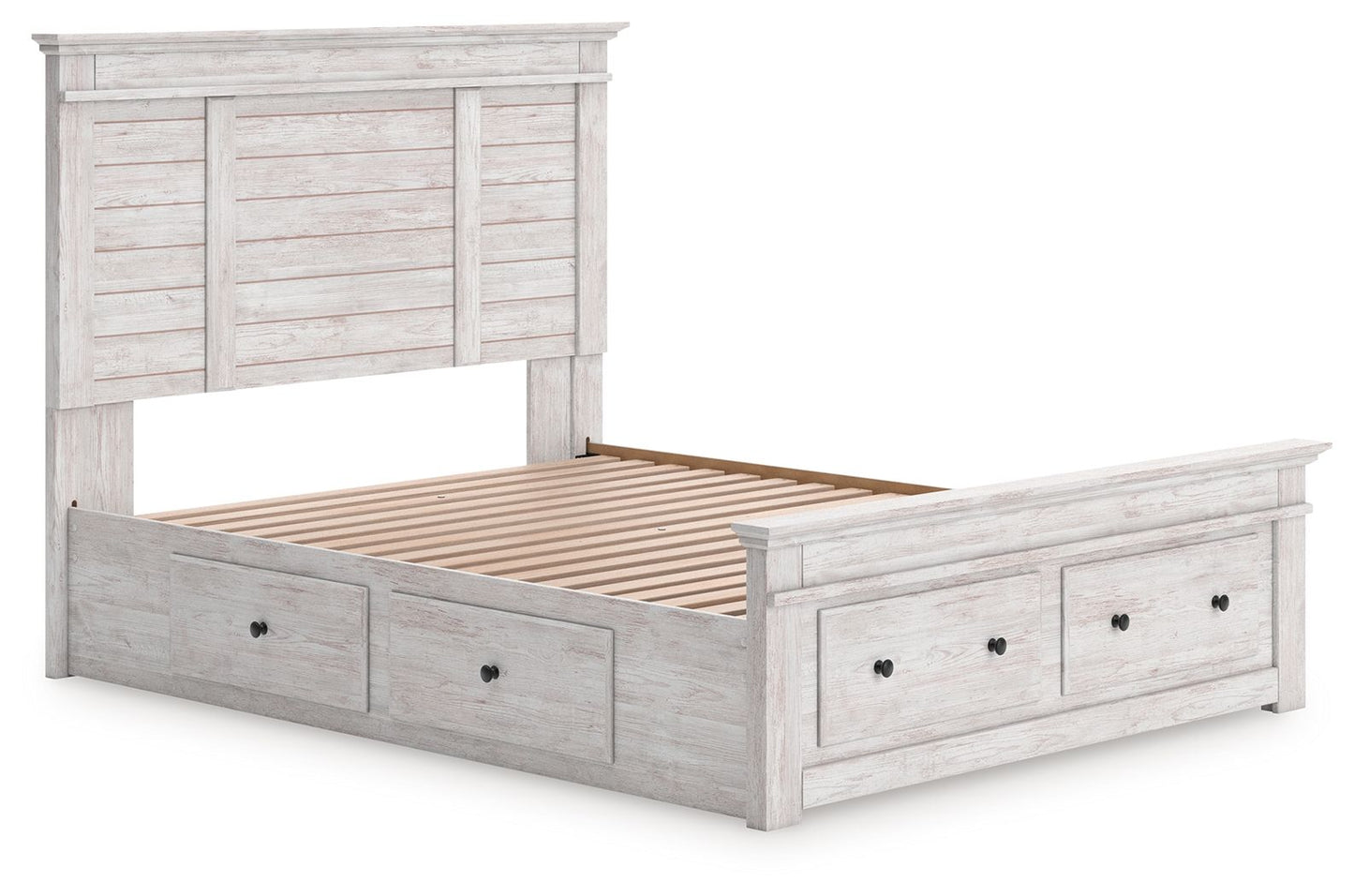 Makidern - Panel Storage Bed