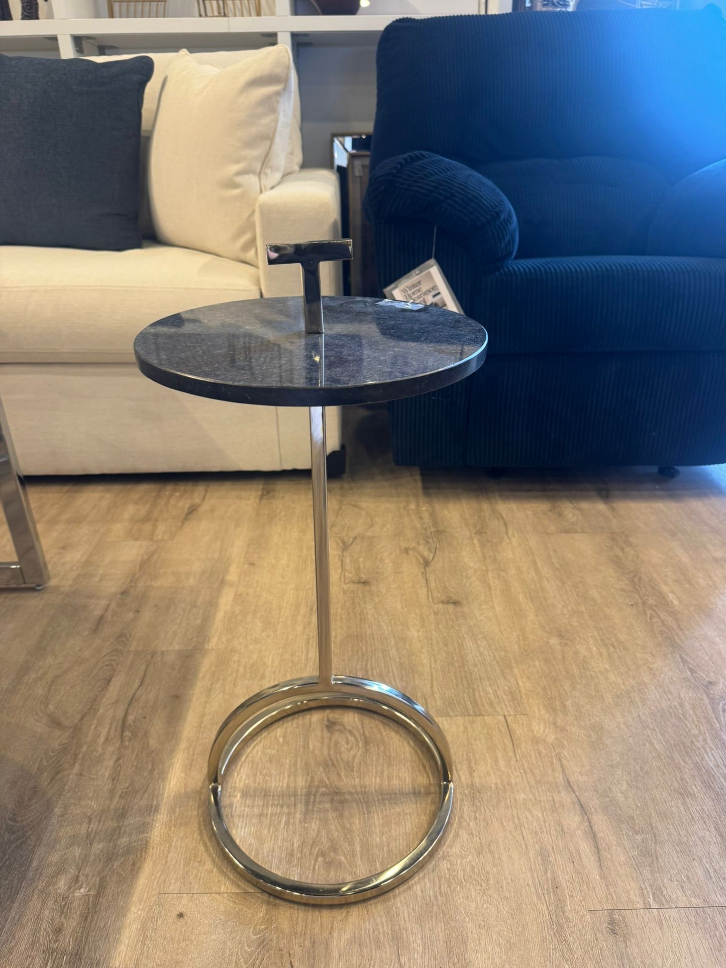 MISCELLANEOUS HOME ACCESSORIES 330 - Black marble top side table