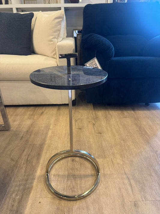 MISCELLANEOUS HOME ACCESSORIES 330 - Black marble top side table