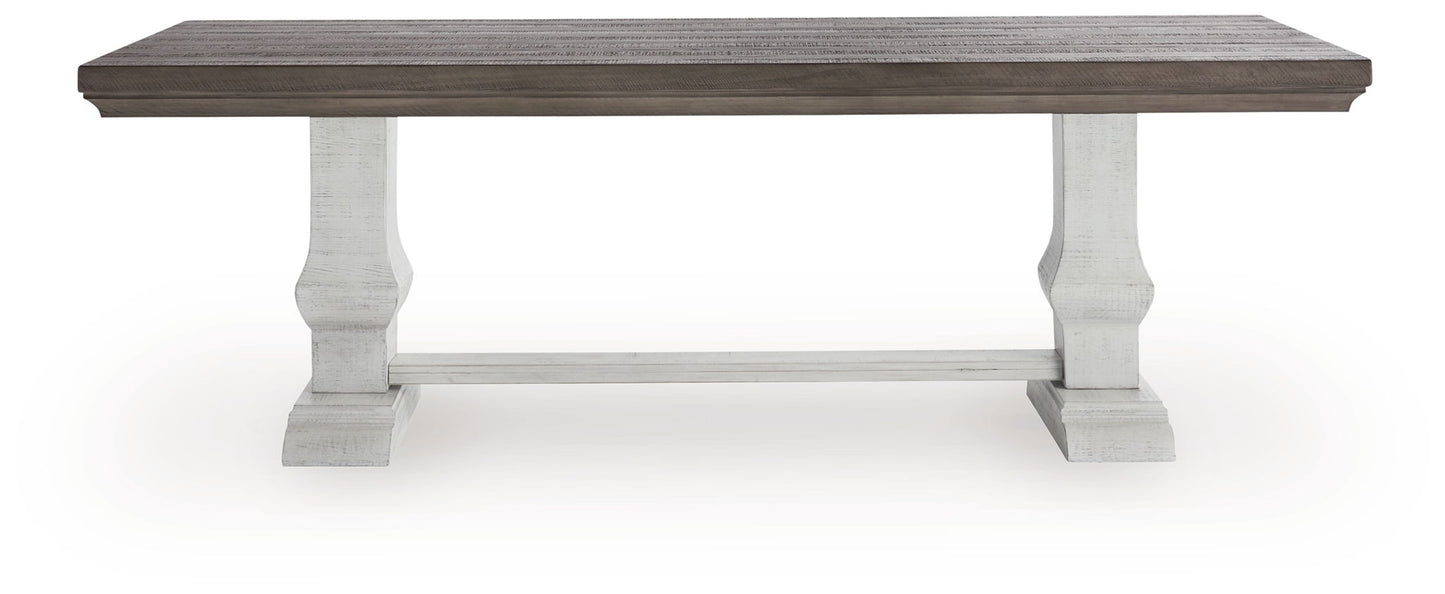 Havalance - White / Gray - Dining Table