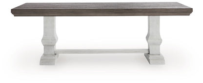 Havalance - White / Gray - Dining Table