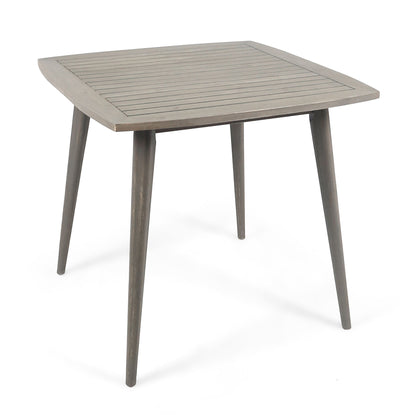 Modern Indoor Square Acacia Wood Dining Table With Toothpick Leg Design