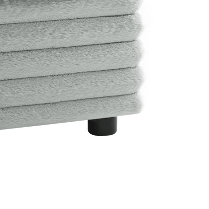 Jenny - Square Ottoman - Gray