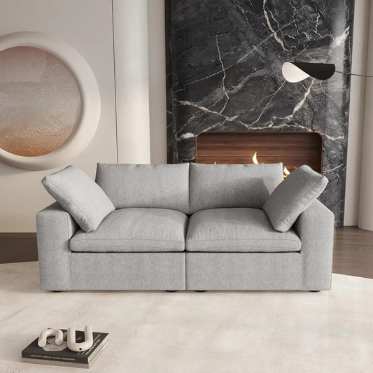 80" Blend Modular Sofa - Light Gray