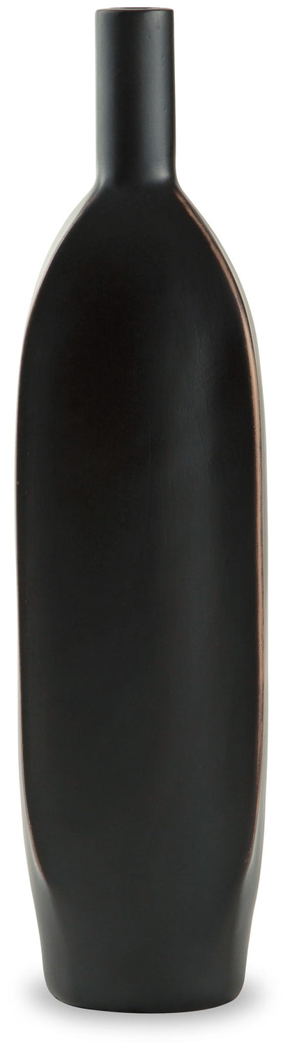 Rhaveney - Vase (Set of 3) - Medium - Black