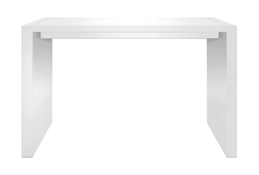 60" Wood Recgular Bar Table - White