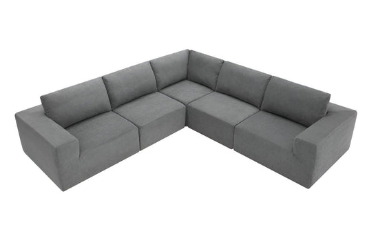 Fabric Modular Sofa - Gray
