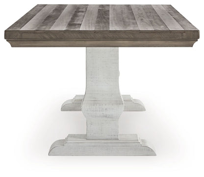 Havalance - White / Gray - Dining Table