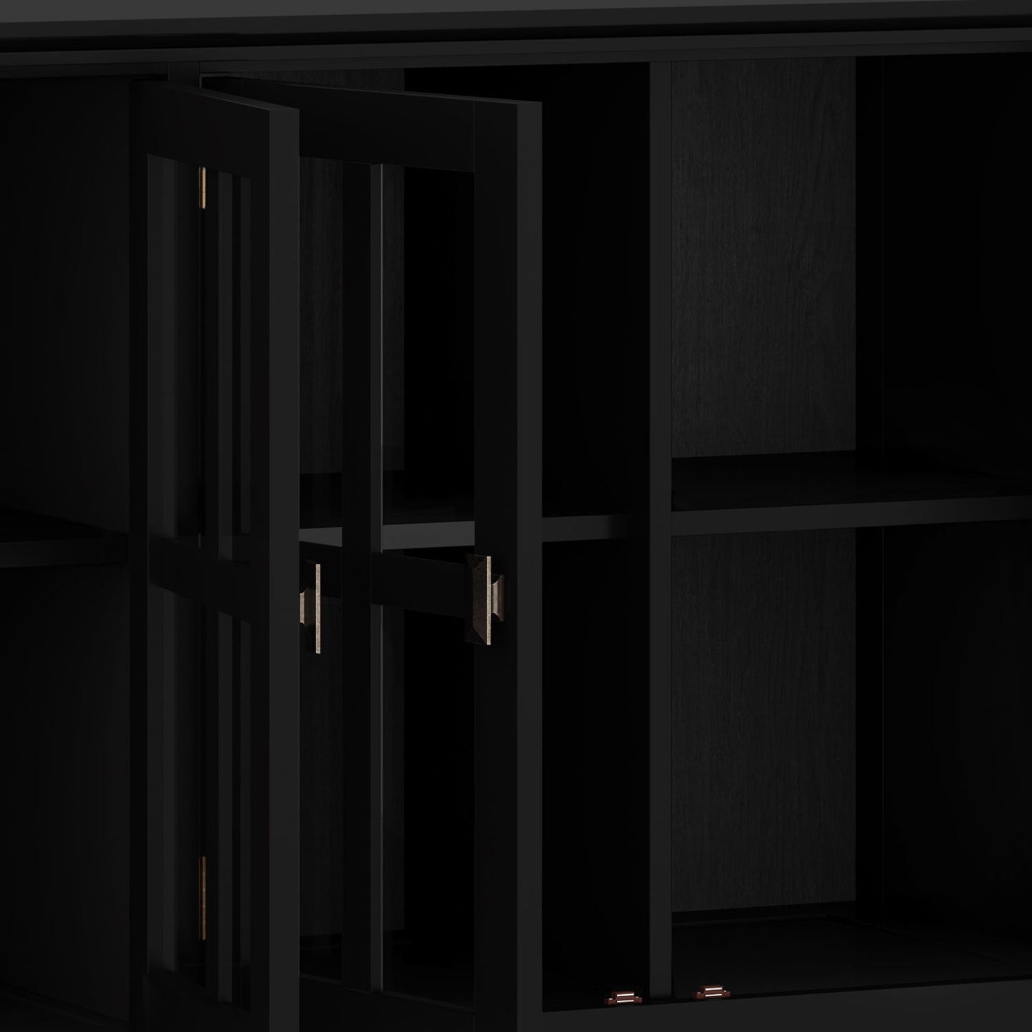 Artisan - Handcrafted Wide 4 Door Storage Cabinet
