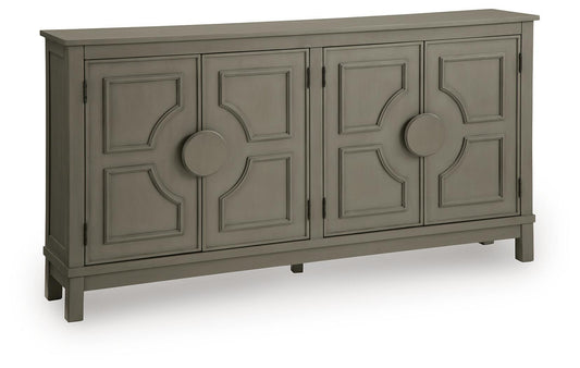 Darlock - Accent Cabinet - Warm Gray