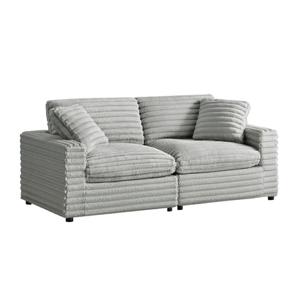 Jenny - 2 Piece Sofa Sectional - Gray