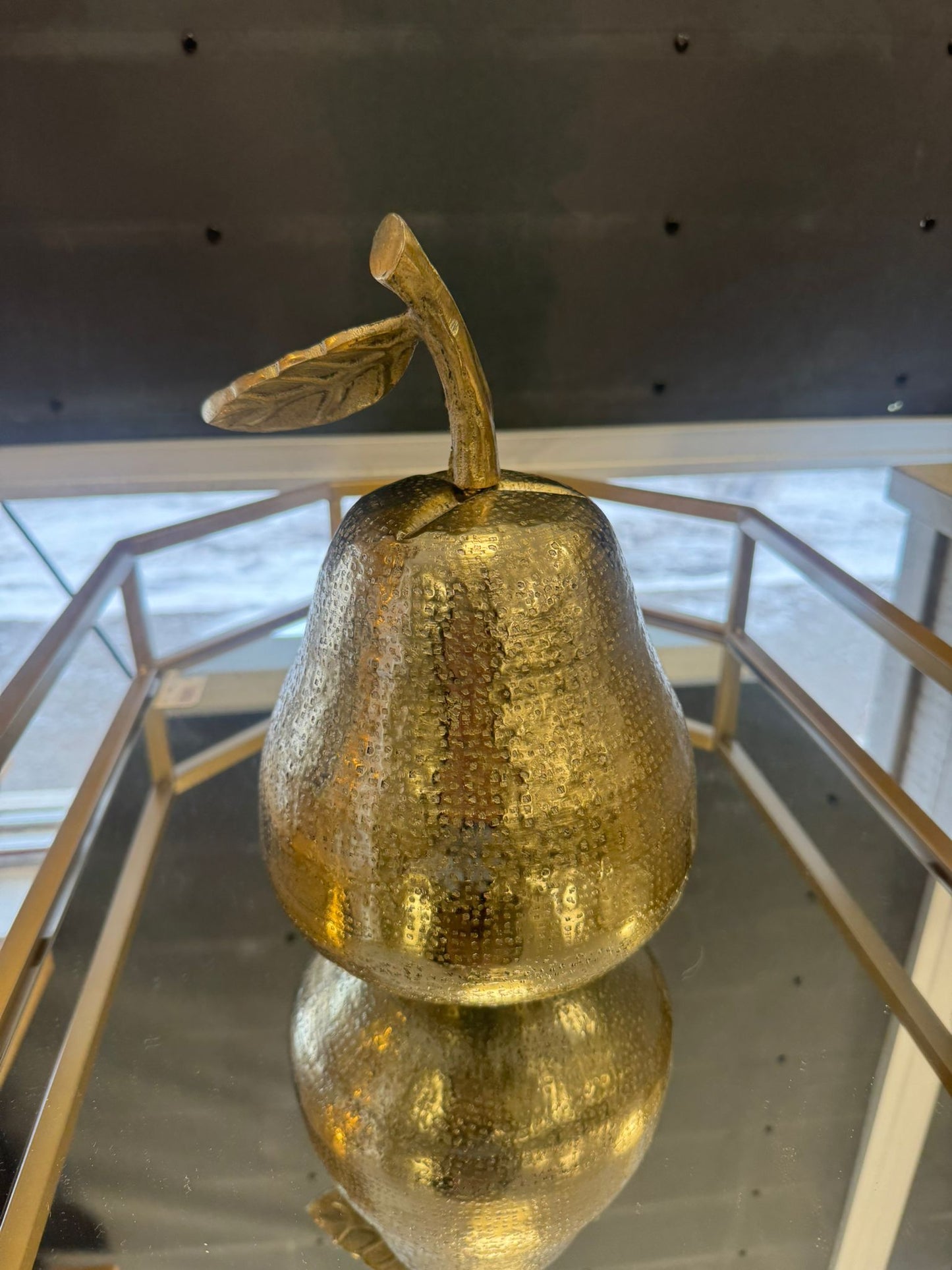 MISCELLANEOUS HOME ACCESSORIES 207- Golden pearl sculpture