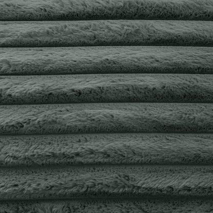 Plush Oversized Double Chaise Lounge Sofa Bed With USB Ports And Cup Holders