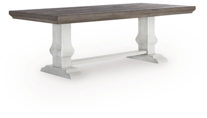 Havalance - White / Gray - Dining Table