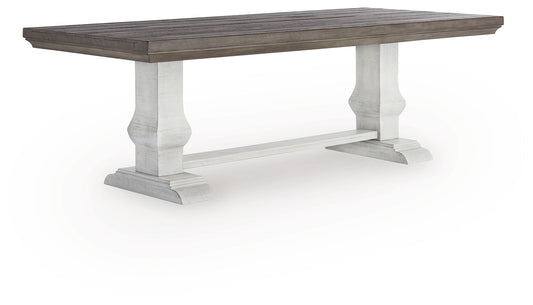 Havalance - White / Gray - Dining Table