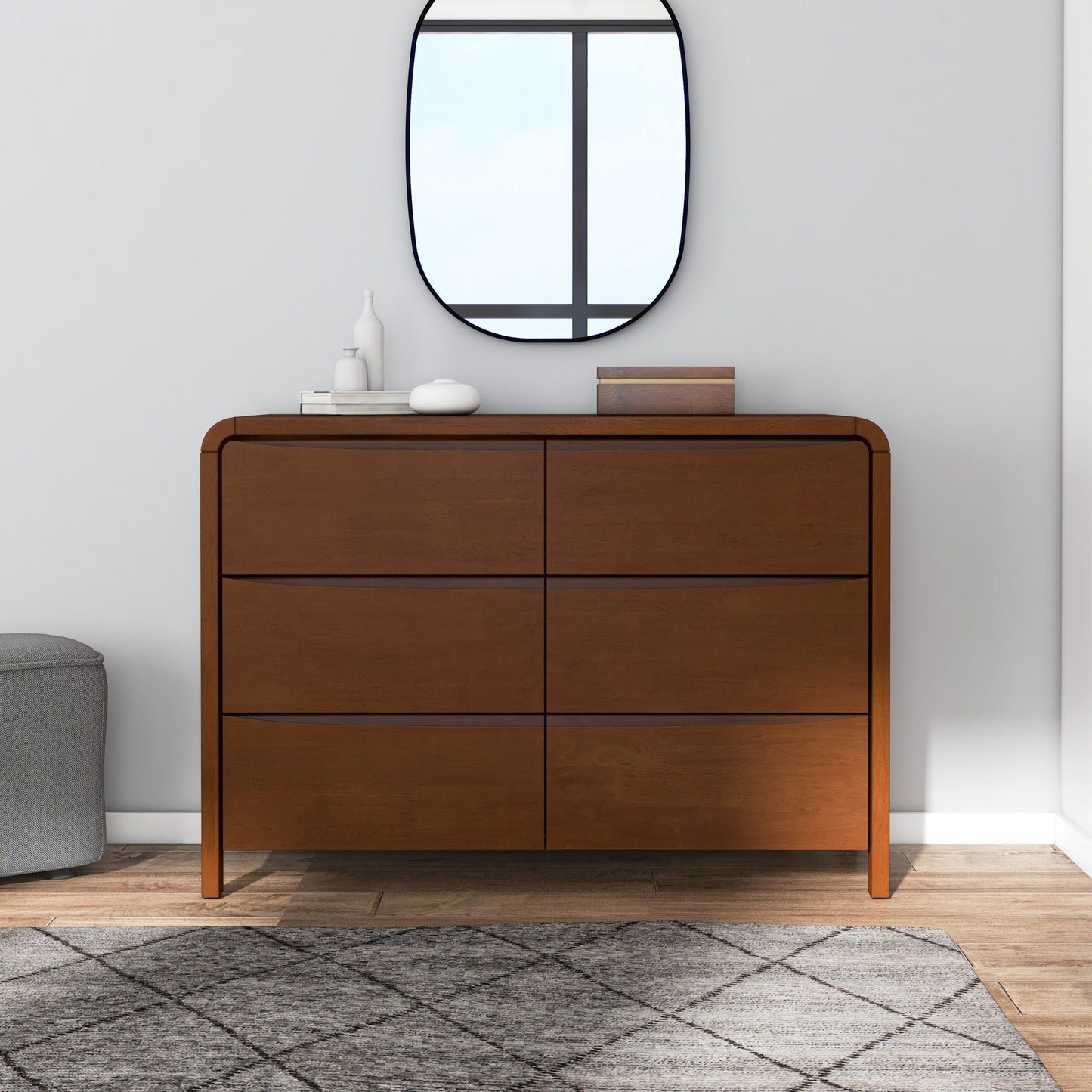 Lionel - 6 Drawer Dresser - Brown