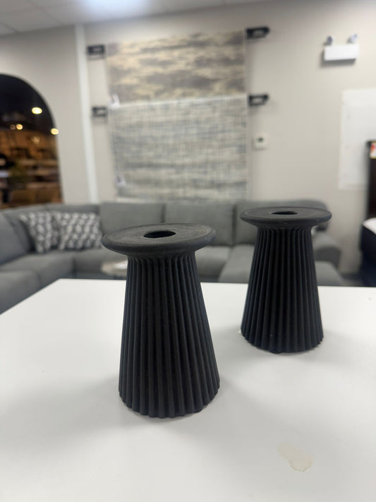 MISCELLANEOUS HOME ACCESSORIES 129 - 130- 131 - 132 Mini black candle holder