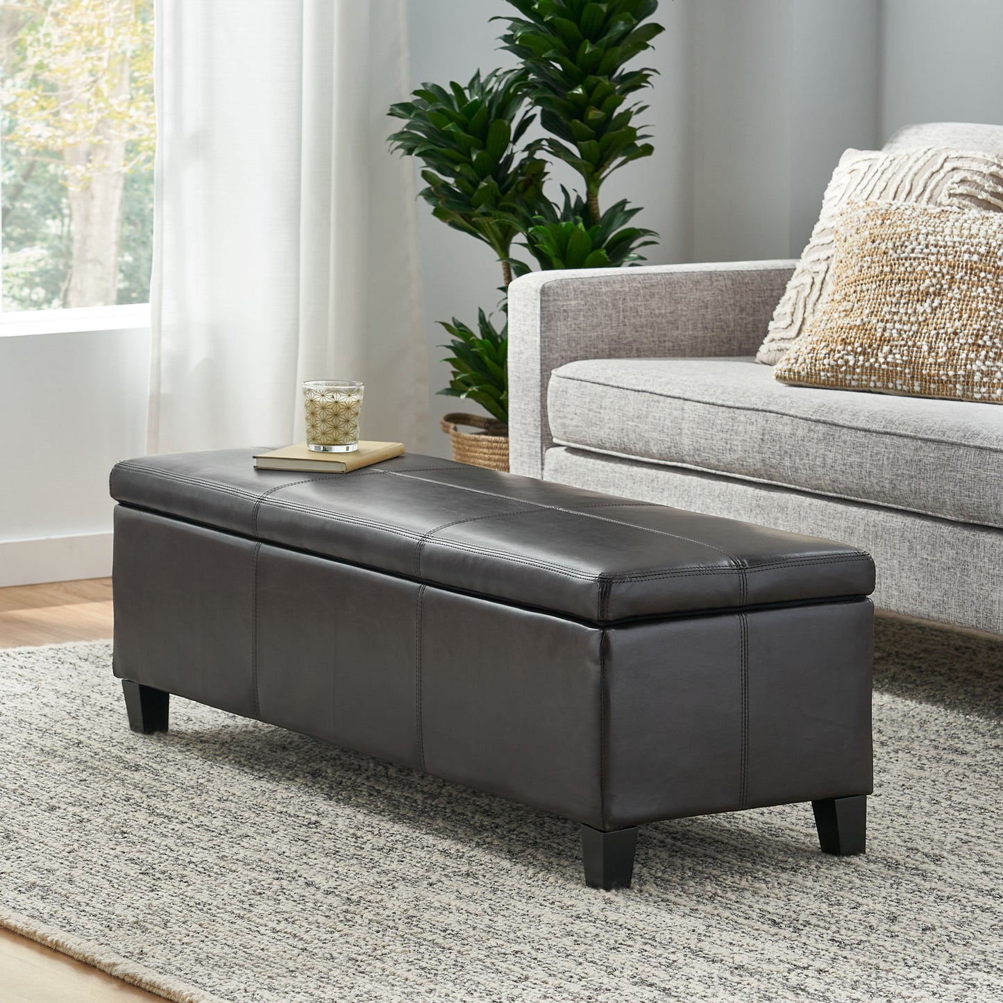 Glouster - Contemporary Storage Ottoman