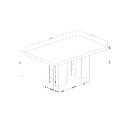 Jhoanna 5 Piece Dining Table Set With Chairs - Black