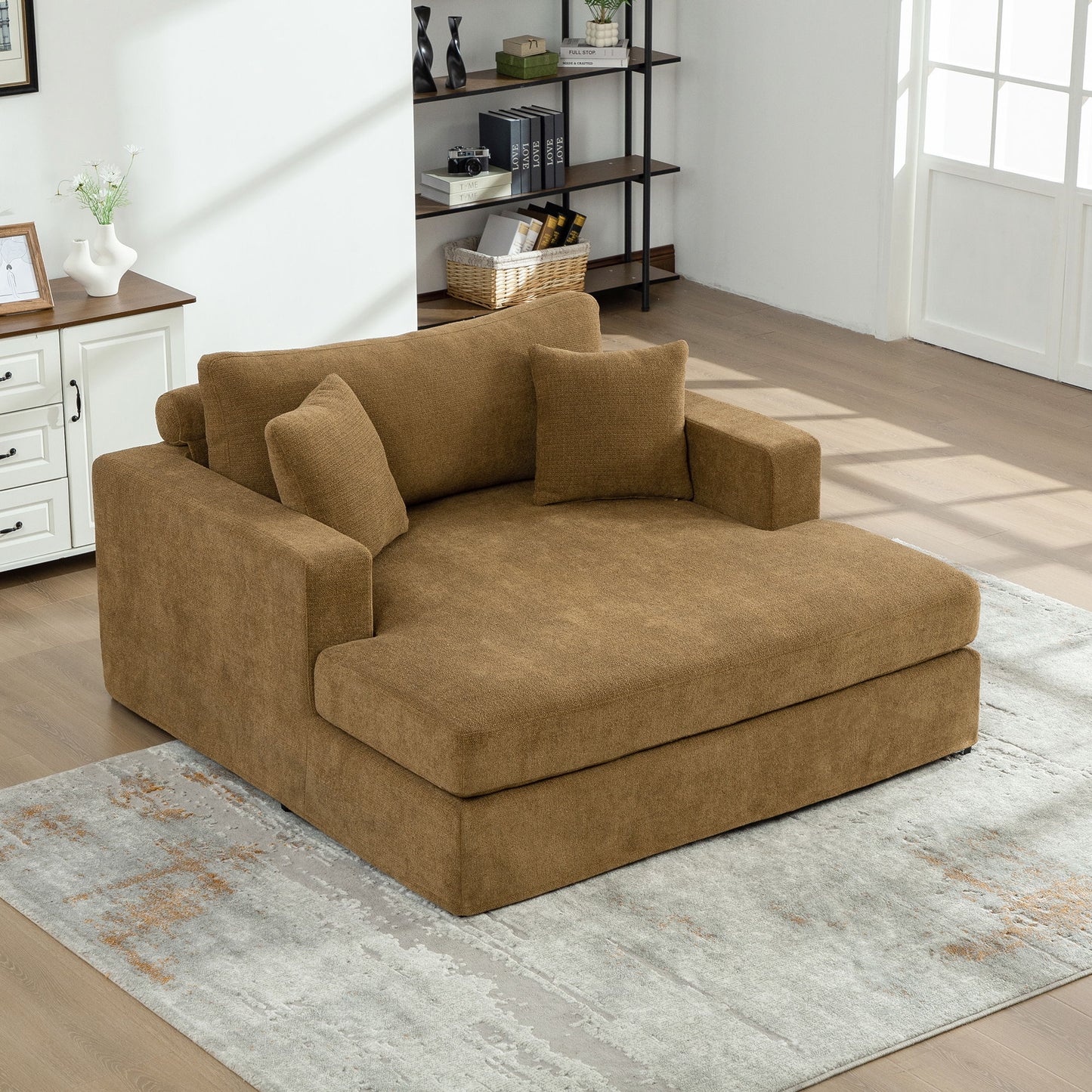 Modern Aesthetic Wide Sofa Bed