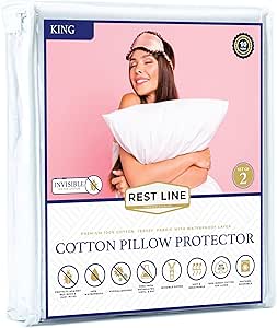 RESTLINE PILLOW PROTECTOR COTTON