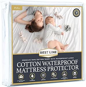 RESTLINE COTTON TERRY MATTRESS PROTECTOR