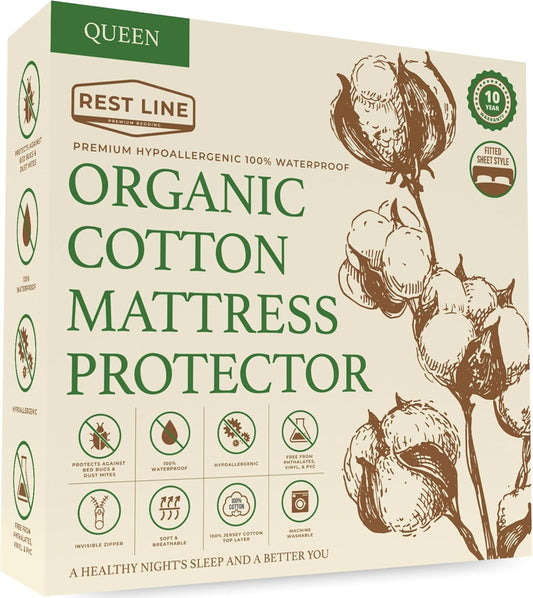 RESTLINE ORGANIC MATTRESS PROTECTOR