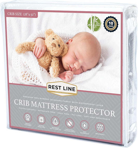 RESTLINE BAMBOO MATTRESS PROTECTOR CRIB