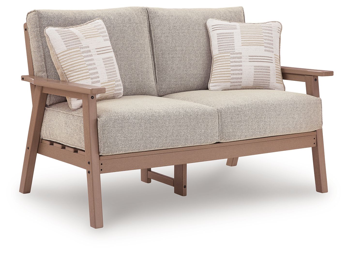 Grover Beach - Loveseat With Cushion - Driftwood