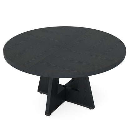 Round Dining Cross Base Kitchen Table