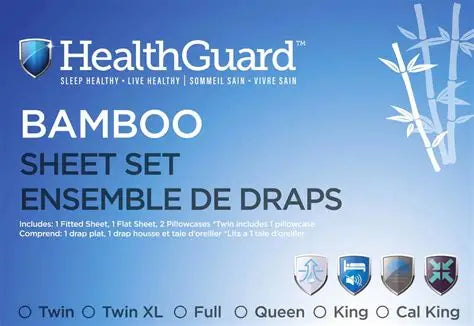 HEALTH GUARD BAMBOO COTTON SHEET SET