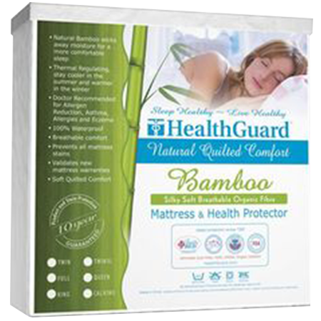 HEALTH GUARD BAMBOO PILLOW PROTECTOR KING