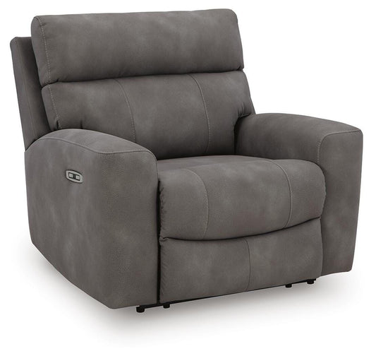 Next-Gen Durapella - Power Recliner With Adjustable Headrest - Slate - Faux Leather