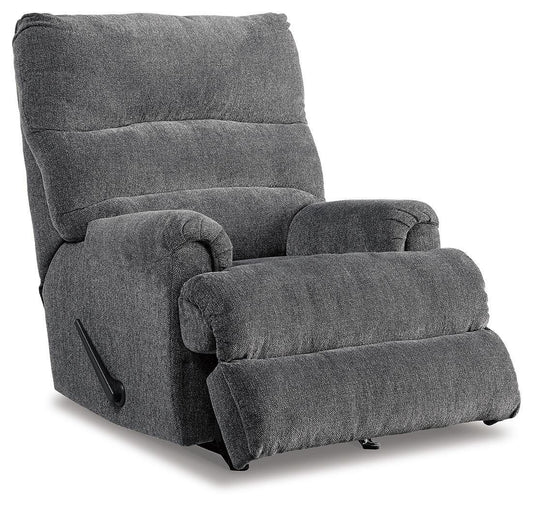 Man Fort - Rocker Recliner - Graphite - Fabric