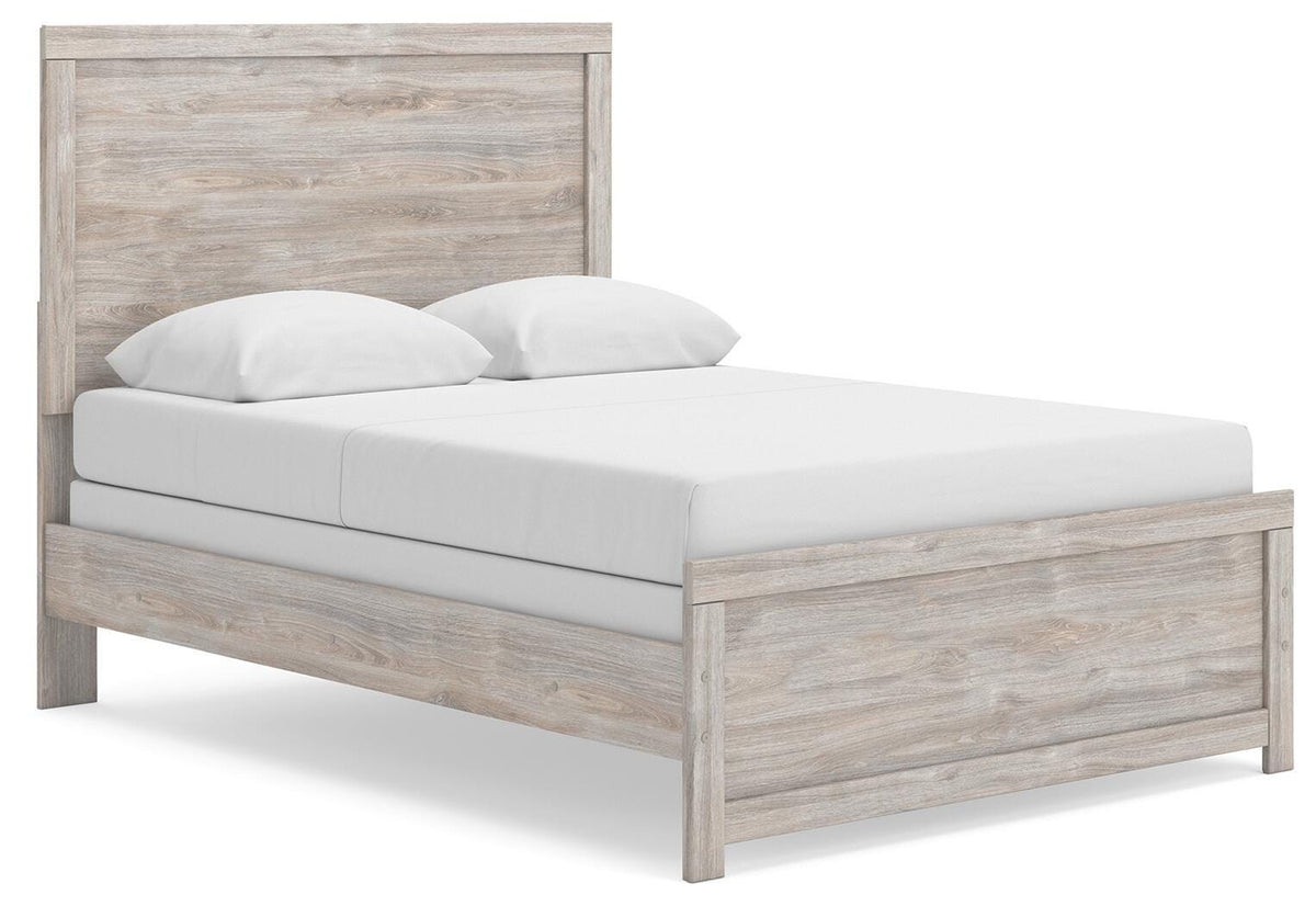 Broachmyn - Full Panel Bed - Gray - Wood