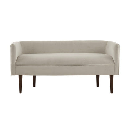 Farrah - Accent Bench With Low Back & Sides - Cream