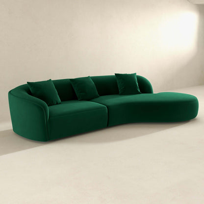 Elijah - Japandi Style Curvy Sectional Sofa